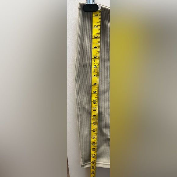 American Apparel Ribbed Beige Skirt Size L - Picture 9 of 9